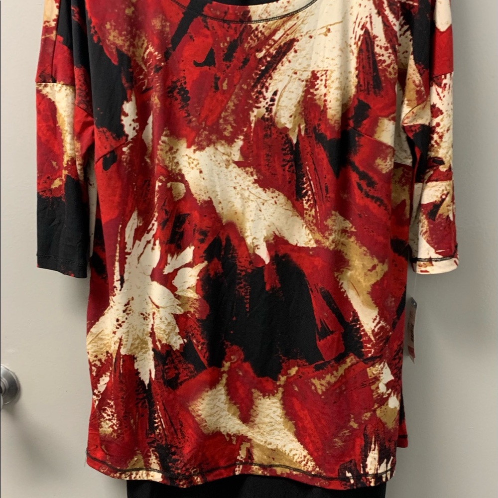 Covington Women’s Scoop Neck Dress with 3/4 Sleeve Sz Large NWT